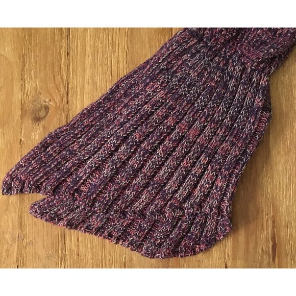 Ekouaer Purple Pink Mermaid Tail Cover-Up Knit Throw Blanket 100% Acrylic NEW - Picture 2 of 3
